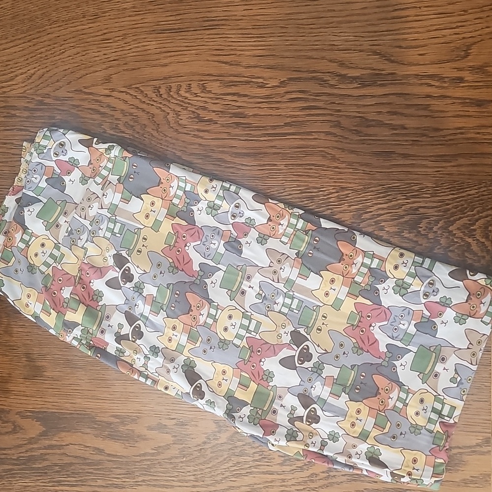 LuLaRoe St Patrick's Kitty Leggings T/C *New never worn!